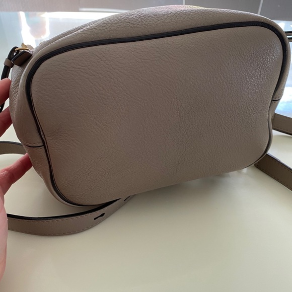 CHLOE FAYE small backpack in taupe